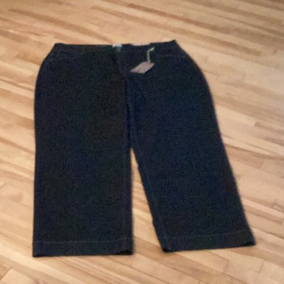 Dc Jeans Curvy Fit High Rise Wide Leg Dark Wash Jeans - Picture 2 of 10